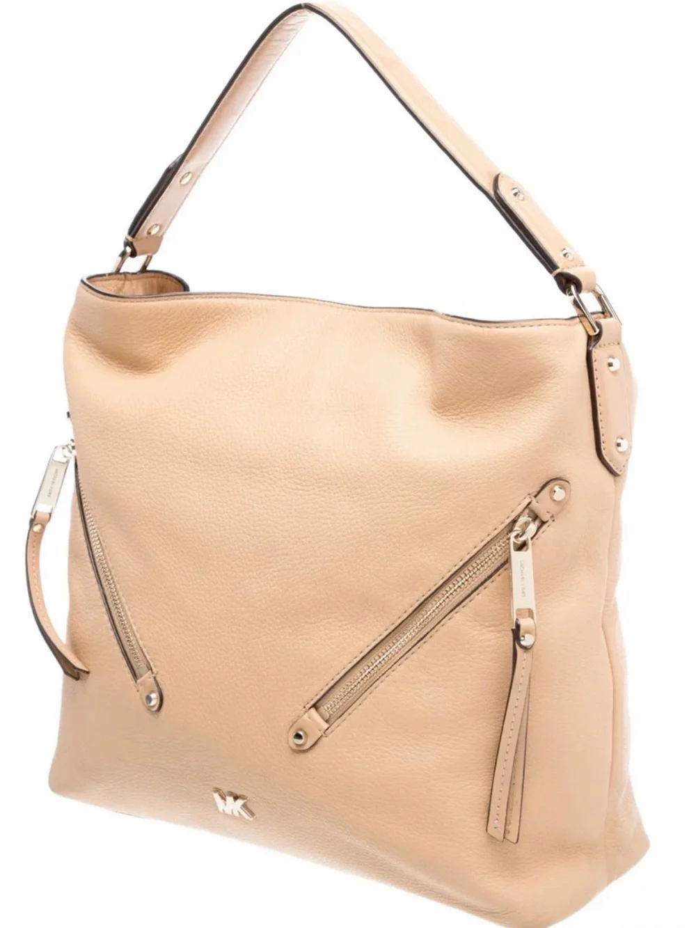 Michael Kors Taupe Pebbled Leather Shoulder Hobo ✨Accepting reasonable offers✨